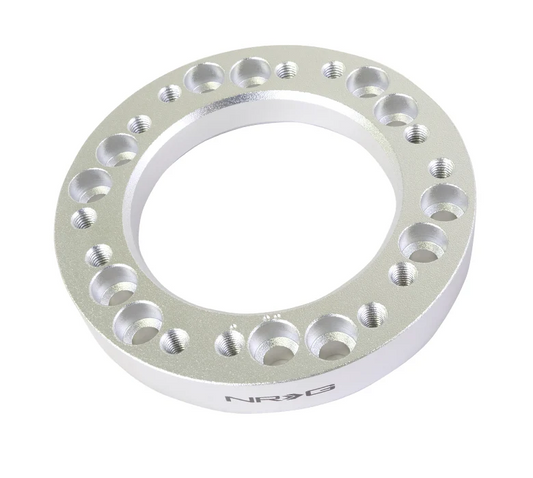 NRG Steering wheel Hub Spacer 1/2in. - Silver