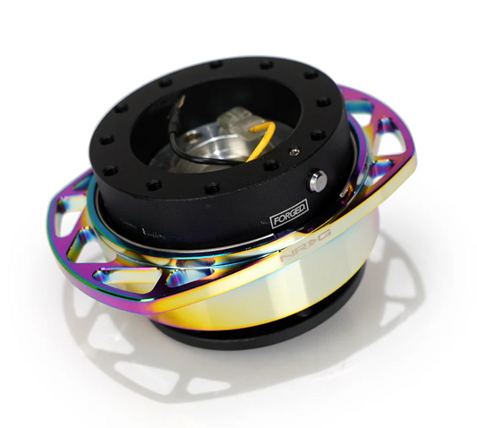 NRG Quick Release Kit Gen 257 - Black / Neochrome Ring