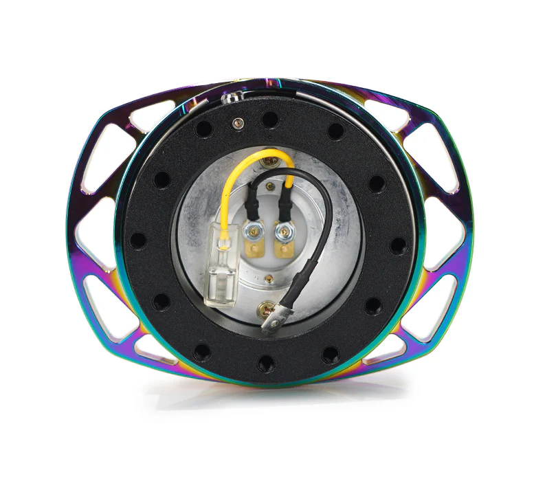 NRG Quick Release Kit Gen 257 - Black / Neochrome Ring