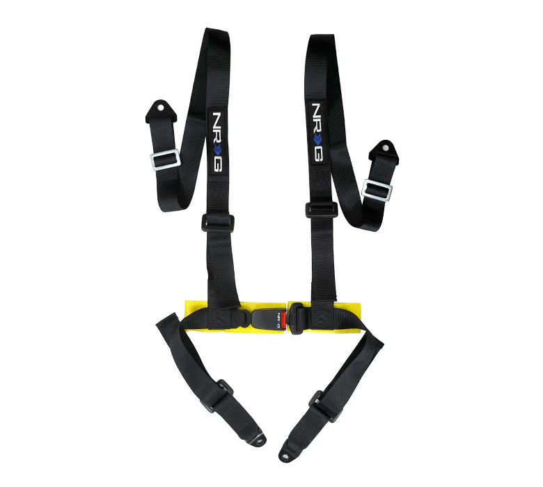 NRG 4 Point Seat Belt Harness / Buckle Lock - Black