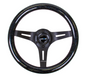 NRG Classic Wood Grain Steering Wheel 310mm - Black Sparkle