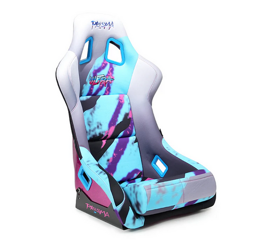 NRG FRP Bucket Seat ULTRA Retro Edition w/ Pearlized Back - Large
