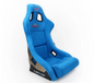 NRG FRP Bucket Seat PRISMA Edition - Blue Alcantara / Pearl Back - XL