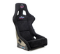 NRG FRP Bucket Seat PRISMA Edition w/ Pearlized Back Black Alcantara - X Large