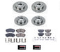 Power Stop 94-96 240SX Autospecialty Ceramic Brake Kit - Front & Rear 5 Lug