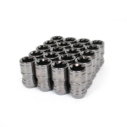 Project Kics 12x1.25 Glorious Black T1/06 Monolith Lug Nuts - 20 Pcs