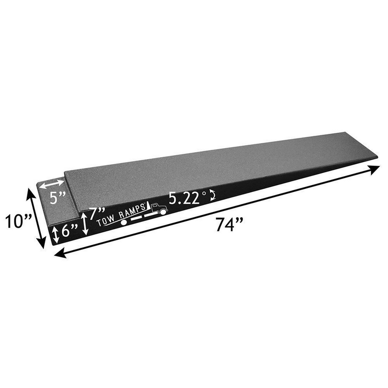 Race Ramps Tow Ramps 74in. Flatbed HD 1-Piece Ramps (Pair)