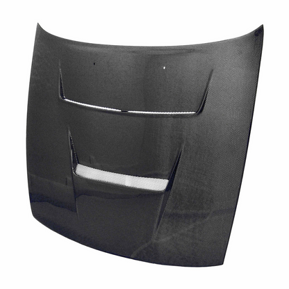 Seibon 89-94 Nissan S13 Silvia DV-Style Carbon Fiber Vented Hood