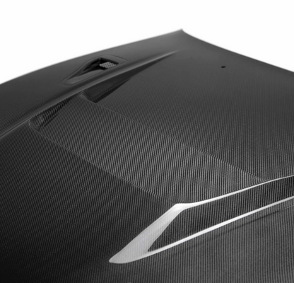 Seibon 89-94 240SX 180SX S13 DVII-Style Carbon Fiber Vented Hood