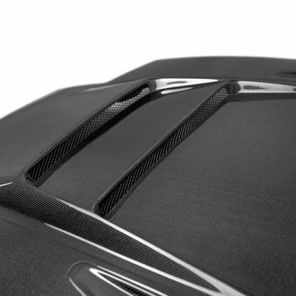Seibon 89-94 240SX 180SX S13 DVII-Style Carbon Fiber Vented Hood