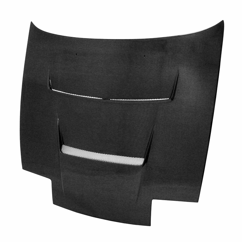 Seibon 89-94 240SX 180SX S13 DV-Style Carbon Fiber Vented Hood
