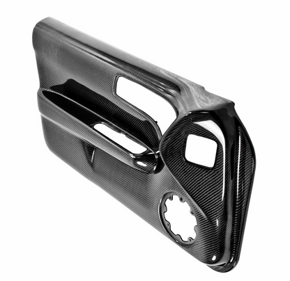 Seibon 95-98 240SX S14 OEM-Style Carbon Fiber Door Panels (Pair)