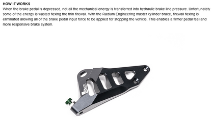 Radium Nissan R32 Skyline Master Cylinder Brace