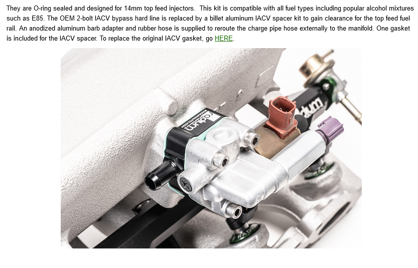 Radium Engineering Nissan S14 / S15 SR20DET Fuel Rail Kit