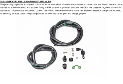 Radium Nissan RB26DETT Fuel Rail Plumbing Kit