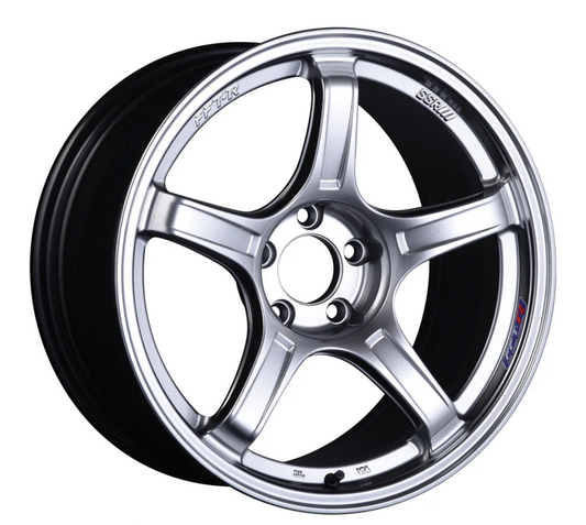 SSR GTX03 18x9.5 5x114.3 38mm Offset - Platinum Silver Wheel