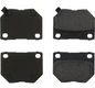 Centric 89-96 Nissan 300ZX Z32 Ceramic Brake Pads w/ Shims - Rear