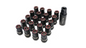 Wheel Mate Muteki HR38 Open End Lug Nuts 12x1.25 Black Chrome / Red Ring