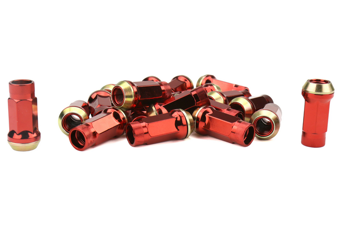 Wheel Mate Muteki SR45R Anti-Scratch Lug Nut Kit M12x1.25 - Red