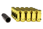 Wheel Mate Muteki SR48 Open End Lug Nuts 12x1.25 48mm - Gold Chrome