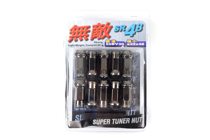 Wheel Mate Muteki SR48 Open End Lug Nuts 12x1.25 48mm - Titanium