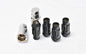 Wheel Mate Muteki SR48 Open End Locking Lug Nut Set of 4 - Black 12x1.25 48mm