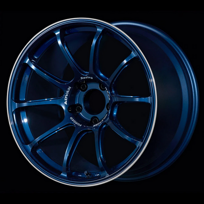 Advan RZII 18x9.5 +45 5x114.3 Racing Indigo Blue Wheel