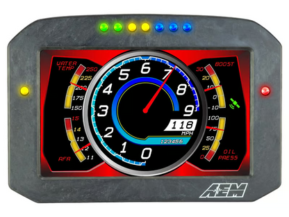 AEM CD-7FL Carbon Logging Flush Digital Dash Display