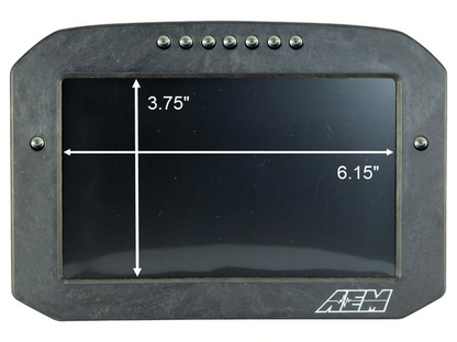AEM CD-7FL Carbon Logging Flush Digital Dash Display