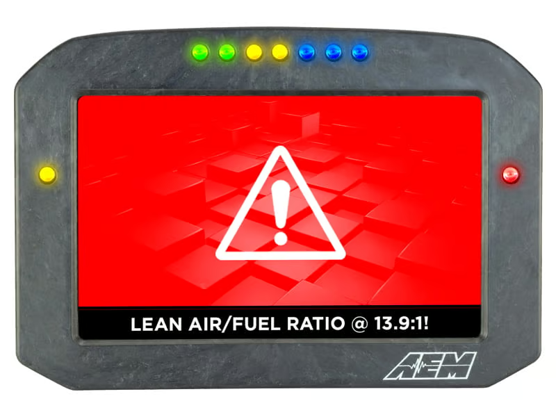 AEM CD-7FL Carbon Logging Flush Digital Dash Display