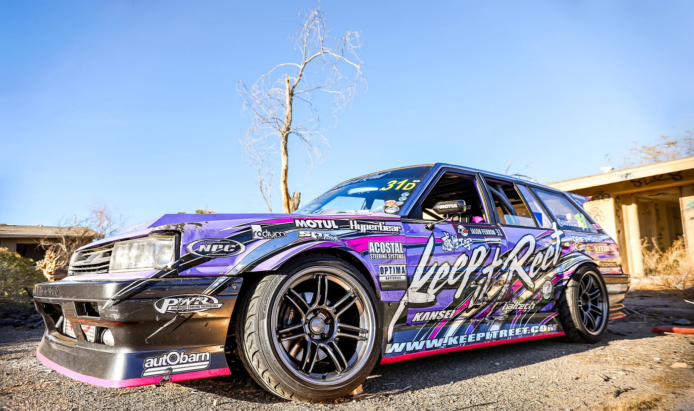 Kansei K17G Seven 18x9.5in / 5x114.3 BP / 22mm Offset / 73.1mm  Bore - Gunmetal