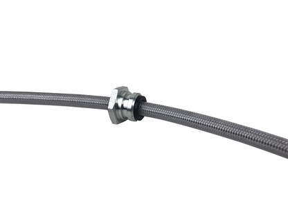 P2M Nissan 89-98 240SX Front Stock Caliper Brake Lines - PAIR