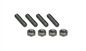 P2M Stainless T25 / T28 Turbo Inlet Stud Nut Set - M8X1.25