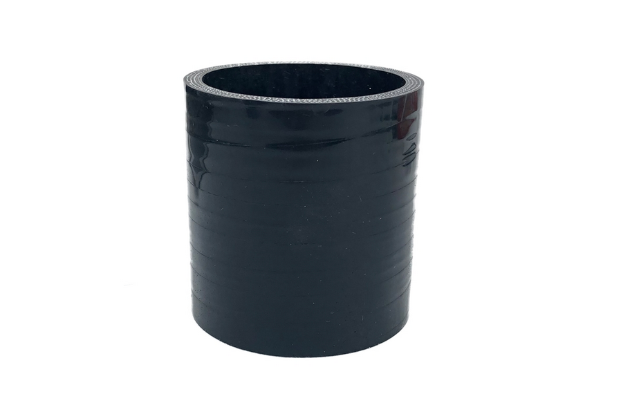P2M 3in ID 4-Ply Straight Hose Coupler - Black 3in Lenght