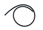 P2M Vacuum Hose 5mm ID, 2mm Thickness Black - PER FOOT