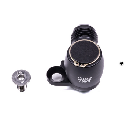 Chase Bays 1JZ/2JZ/BEAMS 10AN Power Steering Pump Feed Adapter - V2