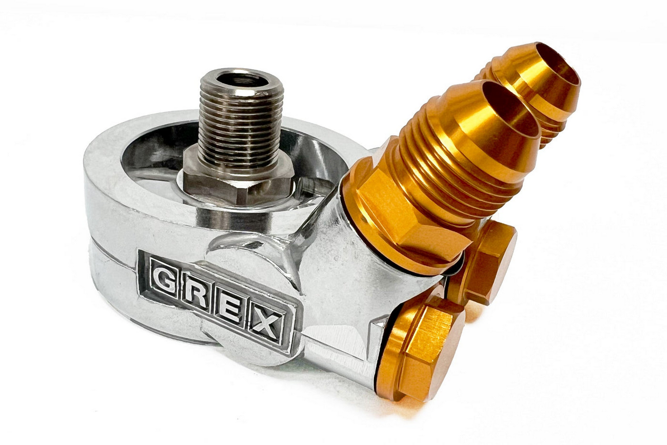 GReddy Type-E Oil Cooler Sandwich Block w/Thermostat - M20xP1.5