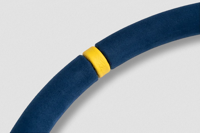 MOMO MOD.07 350mm 72mm Dish Blue Microfiber Steering Wheel