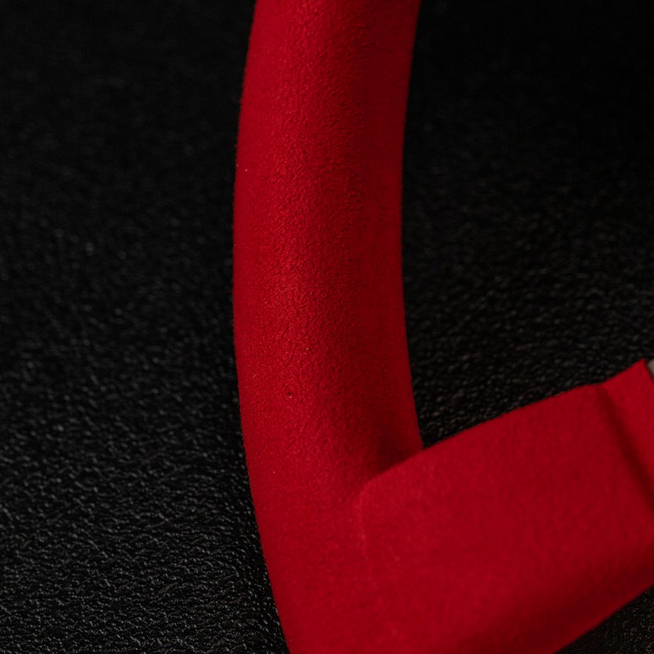 MOMO MOD.07 350mm 72mm Dish Red Microfiber Steering Wheel