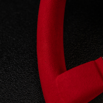 MOMO MOD.07 350mm 72mm Dish Red Microfiber Steering Wheel