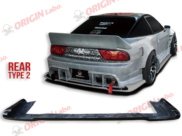 Origin 180sx Racing Line Rear Under panel spoiler Type 2 – S-Chassis ...