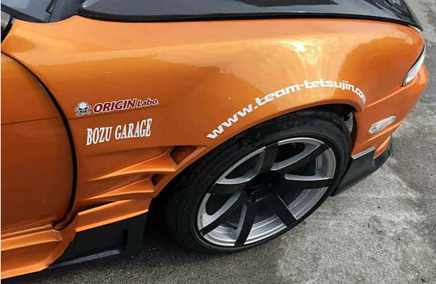 Origin Nissan S14 Zenki Front Fenders +50mm Type 3 - PAIR