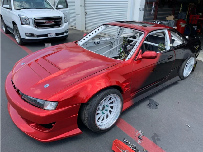 Origin S14 Kouki Front Fenders +75mm Type 4 (Include Finishers) PAIR