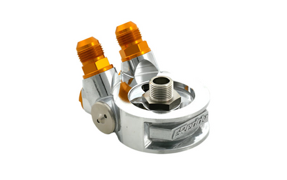 GReddy Type-E Oil Cooler Sandwich Block w/Thermostat - 3/4-16UNF