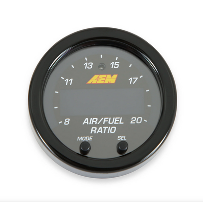 AEM X-Series LSU 4.9 Wideband UEGO AFR O2 Sensor Controller Gauge