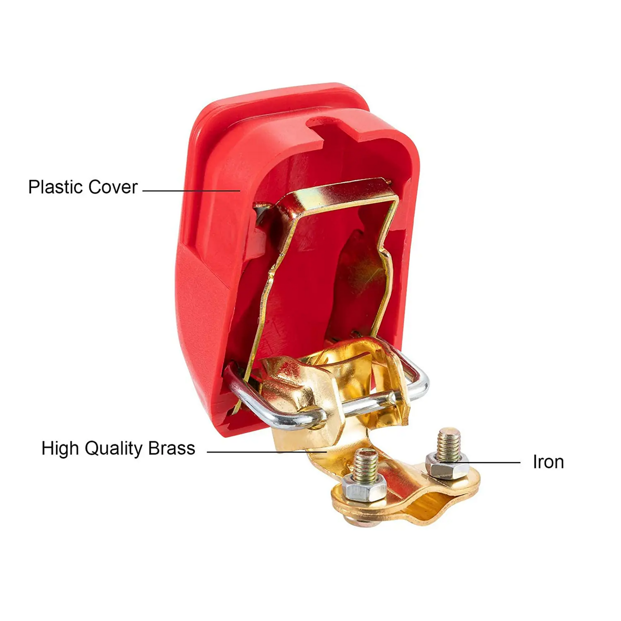 Quick Release Battery Disconnect Terminal Clamps - PAIR