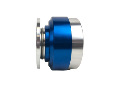 P2M V1 Steering Wheel Quick Release Kit - Blue Ring Silver Base