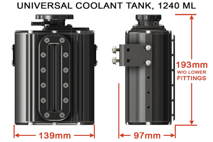 Radium Engineering Coolant Tank - Universal 1240ml
