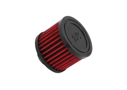 K&N Vent Breather Crankcase Air Filter 1in inlet / 3 in Top / 2.375in Height