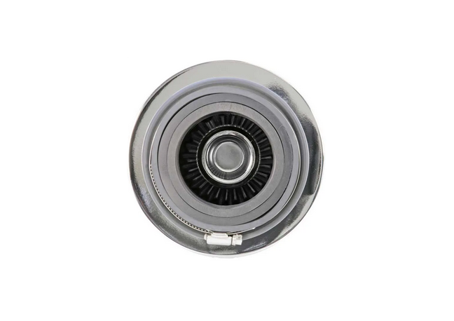 K&N High Flow Universal Air Filter White 4in inlet / 6in Base / 4.75in Top / 5.5in Height